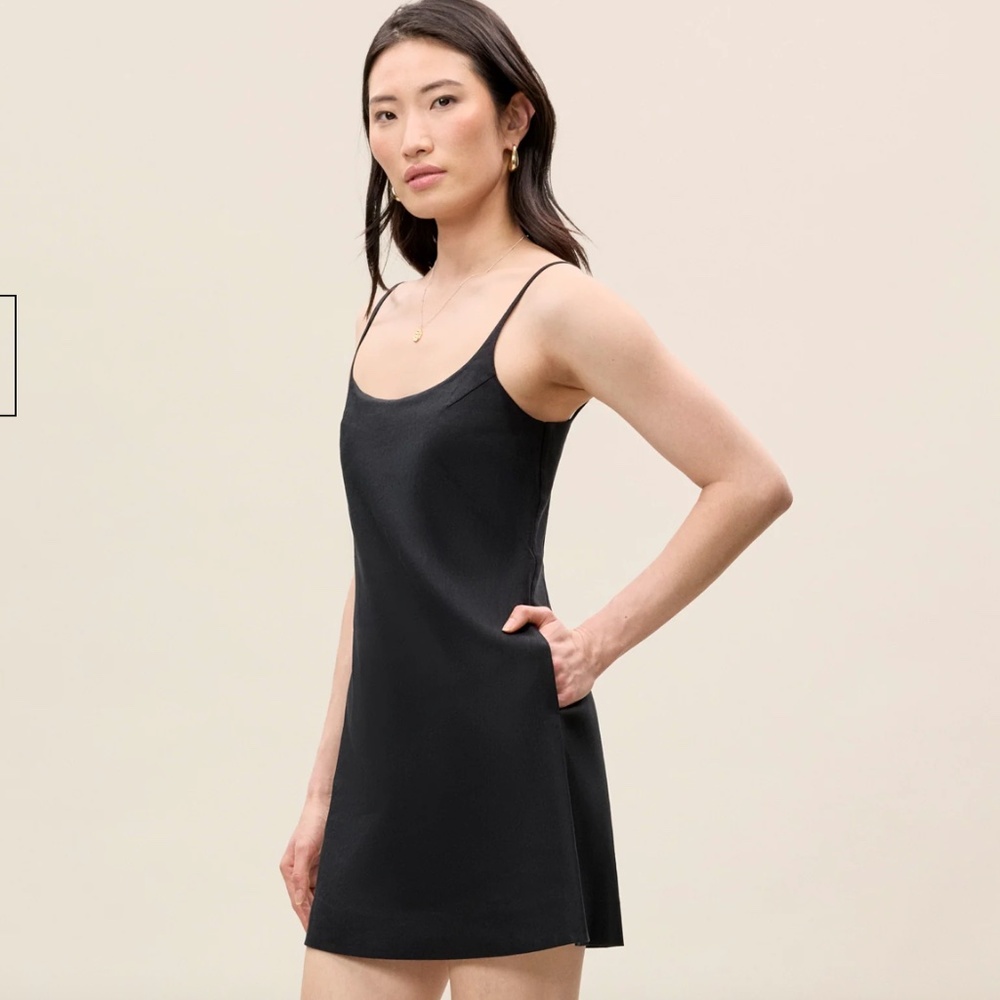 REBECCA TAYLOR Stretch Linen Skirted Romper